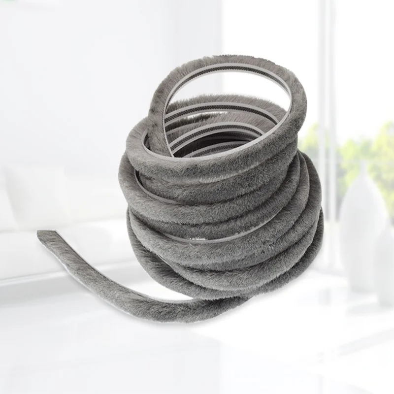 10 м дверь уплотнительная лента для окон Звукоизоляционная щетка уплотнение