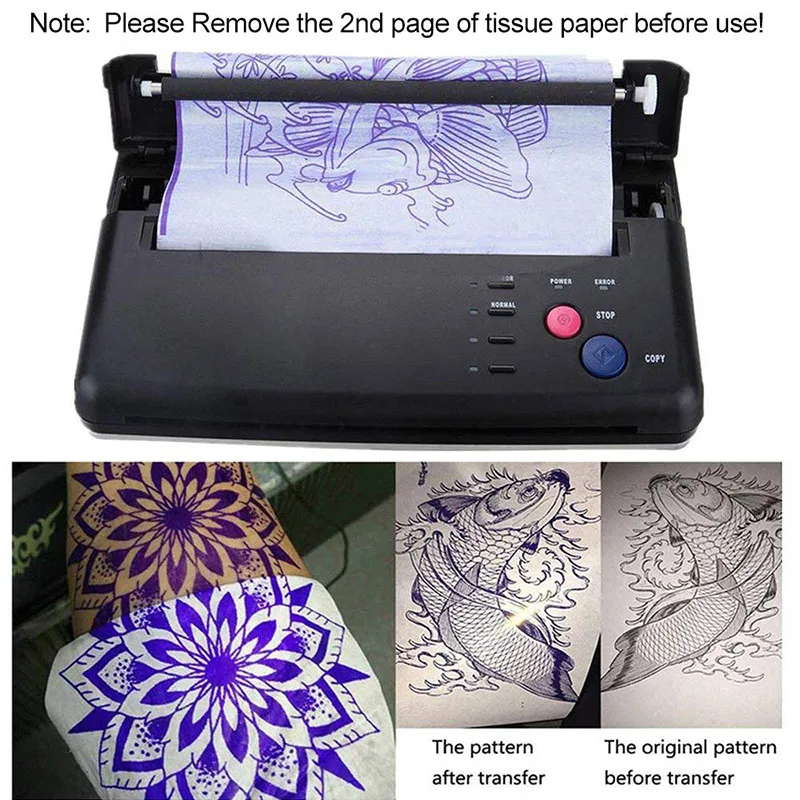 

Tattoo & Body Art100pcs Tattoo Supply Carbon Thermal Stencil Transfer Paper Copy Paper Tracing Paper With 4 layers