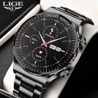 lige 2021 new bluetooth call smart watch men full touch screen sports watch ip67 waterproof for android ios men smartwatch box