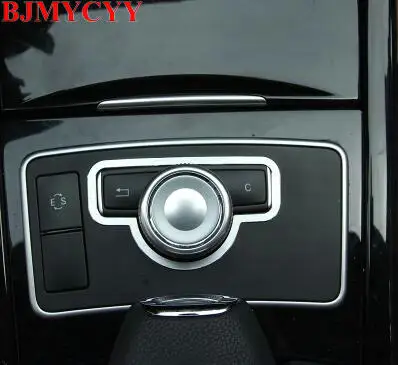 BJMYCYY car styling Center Console Multimedia Switch Button Cover Trim for Mercedes BENZ C E GLK CLS Class W204 W212 W218 X204 | Автомобили