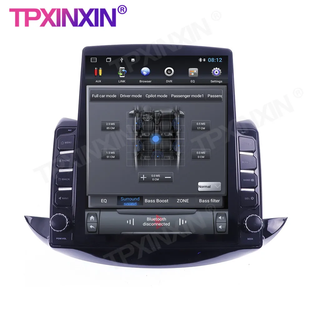 구매 무선 카플레이 테슬라 스타일 차량 GPS 내비게이션 스테레오 수신기, 쉐보레 트랙스 트랙 2017 + 안드로이드 6 + 128GB