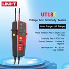 UNI-T UT18C 0  690V AC DC Напряжение Тесты экологических требований обнаружение полярности не Мощность ТестыЖК-дисплей Дисплей автоматически настраивающийся диапазон IP65 Водонепроницаемый метр код Тесты