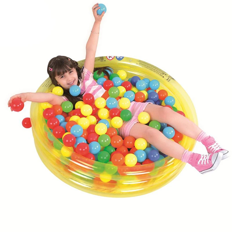 

10pcs Random Color Baby Toys Ocean Balls For Play Dry Pool Soft Plastic Non-toxic Phthalate-free Crush-proof Pit Balls Swim Toy