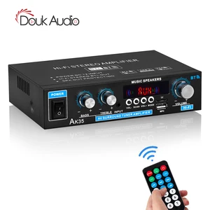 Аудио-усилитель Douk, Bluetooth 5,0, цифровой усилитель для дома, автомобиля, морских колонок, стереоприемник, USB, музыкальный проигрыватель, FM-радио