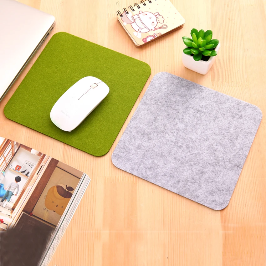 Удобный Компьютерный стол войлочный коврик настольный квадратный держатель для