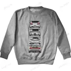 Толстовка мужская с капюшоном, японская Классическая толстовка с круглым вырезом, в стиле 90-х JDM R34 GTR Skyline RX7 NSX 350Z S2000, осень-весна