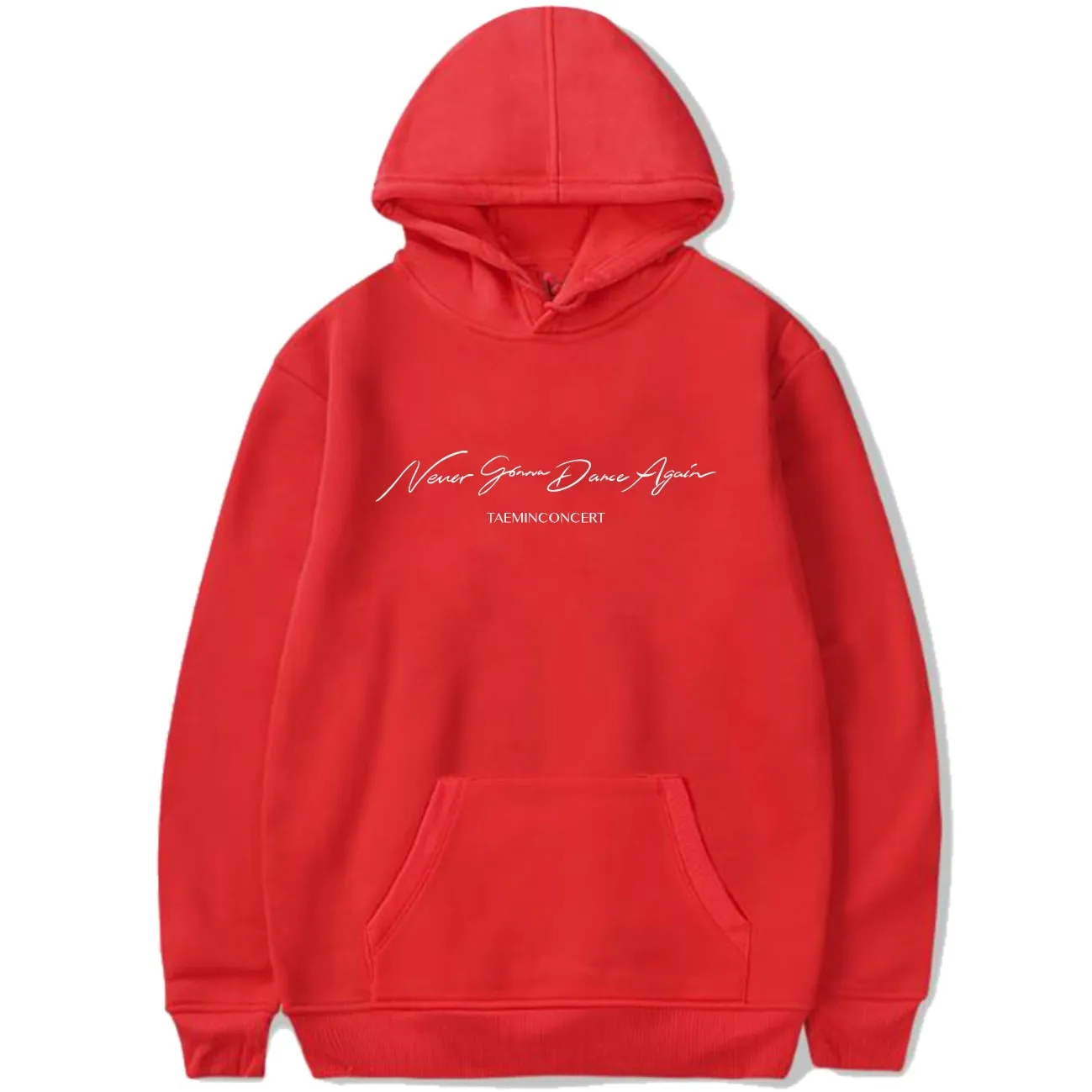 

Kpop SHINee Taemin Concert Never Gonna Dance Again Support Hoodies Women Thick Hooded Sweatshirt K-pop Pullover Fans Collection