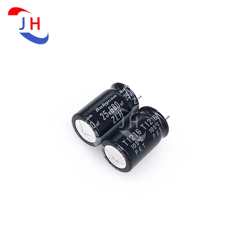 

20PCS Electrolytic Capacitor 25v680uf 10*16 ZLH Short leg Long life 5mm Leg Distance 25V 680UF
