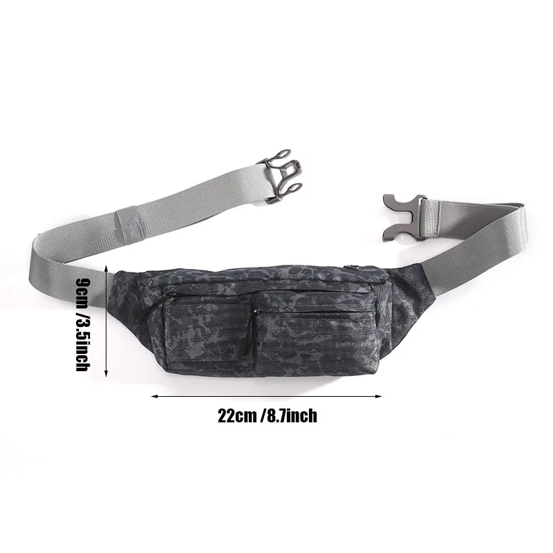 Водонепроницаемая сумка через плечо Спортивная модная поясная камуфляжная