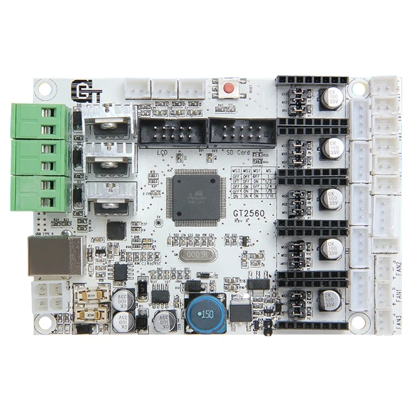 Geeetech GT2560 3D принтер материнская плата контроллера совместимый Mega2560 12V части