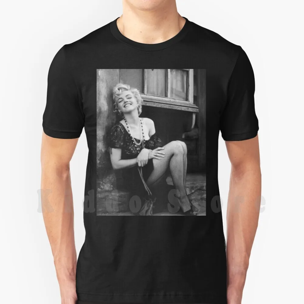 Marilyn Monroe T Shirt Cotton Men DIY Print Cool Tee Portrait Marilynmonroe