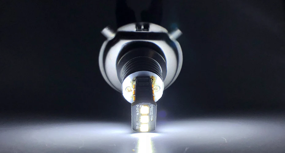 H4 светодиодный светильник супер яркий 3258 9 SMD белый автомобиль противотуманные фары 12 В 24 в 6000 К белый Вождение день ходовой лампы Авто Canbus