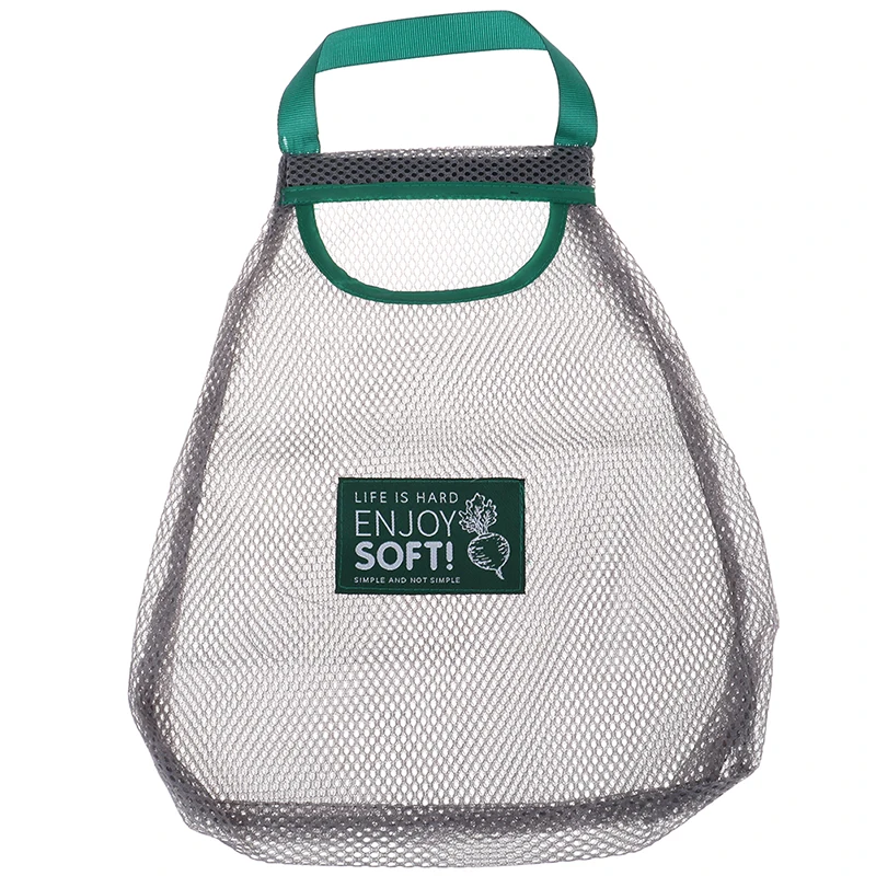 

Многоразовая Складная Сетчатая Сумка для хранения фруктов, женская сумка для покупок 25*27*5 см