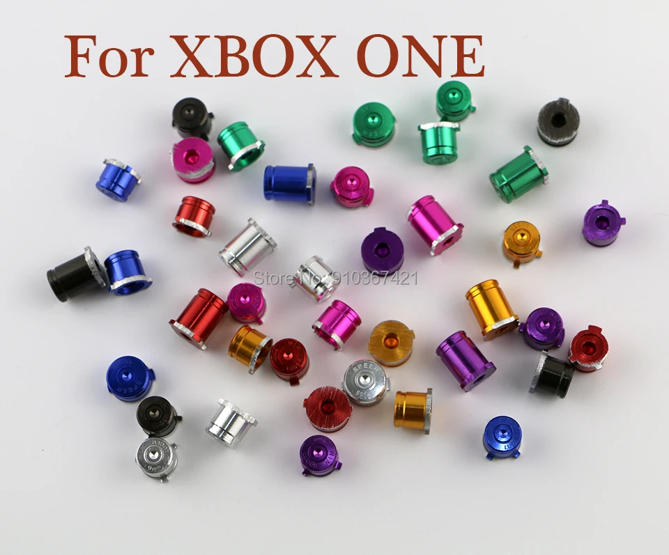 15 компл./лот для Xbox One комплекты металлических кнопок ABXY из алюминиевого сплава