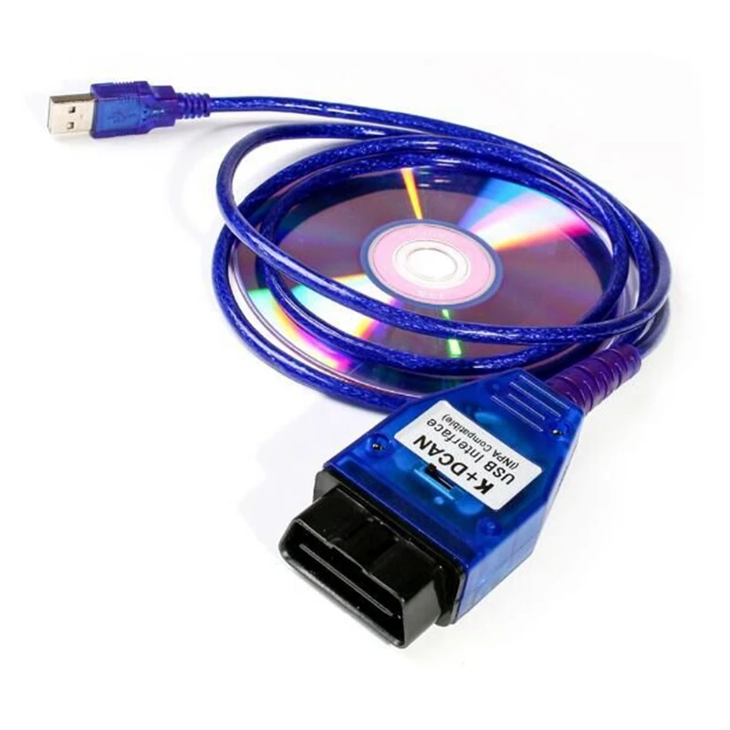 Новый корпус INPA K DCAN + CAN для BMW 16-контактный кабель ISTA FTDI Chip Full PCB OBD2 диагностический