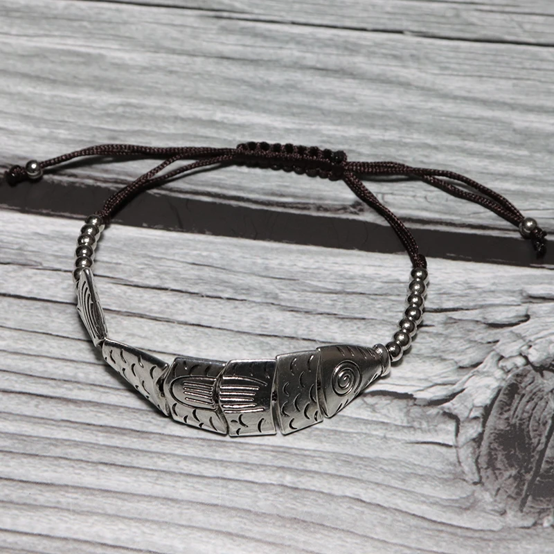 Браслет Noter с веревкой для мужчин и женщин креативный регулируемый браслет