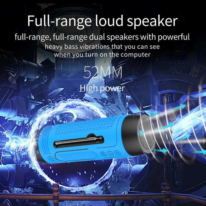 ZEALOT A2 беспроводной Велосипедный Bluetooth Динамик Мощный портативный мини Колонка