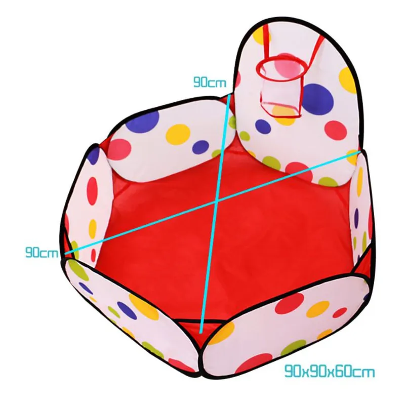 

Funny Gadgets Eco-Friendly Ocean Ball Tent Pit Pool BOBO Ball Tent Folding (balls No Inlcude ) Children Baby Toy Game Play House