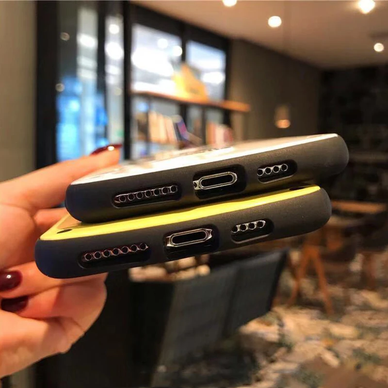 Чехол для телефона iPhone 11 Pro XS Max Smiley глянцевый чехол 7P с защитой от падения изогнутый защитный жесткий чехол XR пара 6 xr
