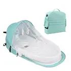 Портативная Мобильная детская кроватка, многофункциональный складной стул для новорожденных, с москитной сеткой, для путешествий