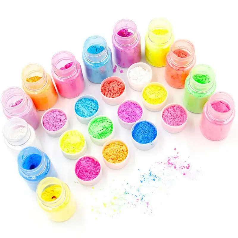 12 Pearlescent powder Epoxy Resin Dye Pearl Pigment Natural Mica Mineral Powder M6CE