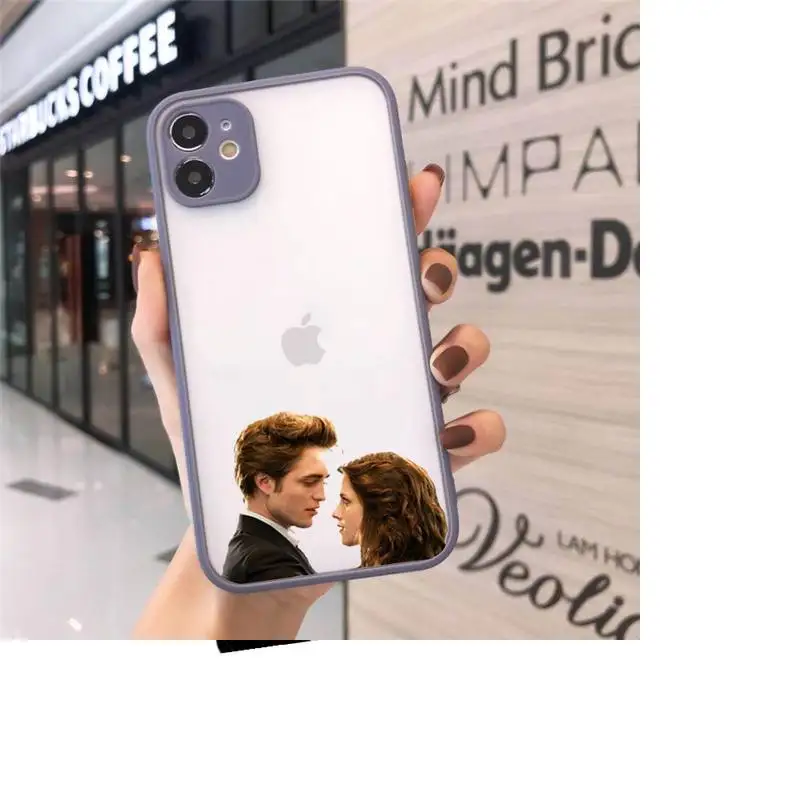 

Twilight Saga American TV series Phone Cases matte transparent For iphone 7 8 11 12 plus mini x xs xr pro max cover