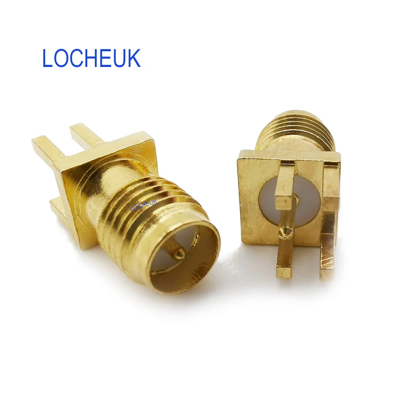 10 шт. гнездо RP SMA (штырьковый) припой зажимы для печатной платы Edge Mount 4 шпильки 1 6 мм