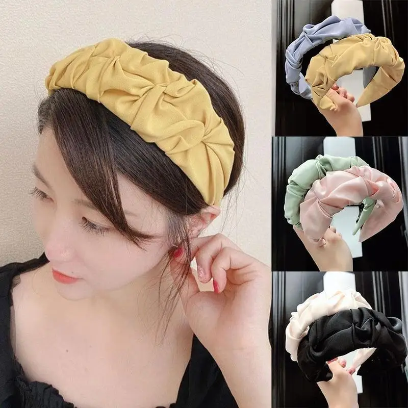 Женский ободок для волос со складками дизайнерский аксессуары модель N4I3| |