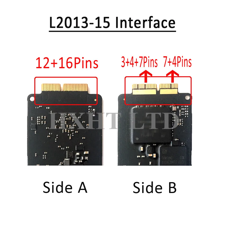 Подлинная для Apple Macbook Air 11 &quot13&quot A1370 A1369 SSD твердотельный накопитель 64 Гб 128 ГБ 256