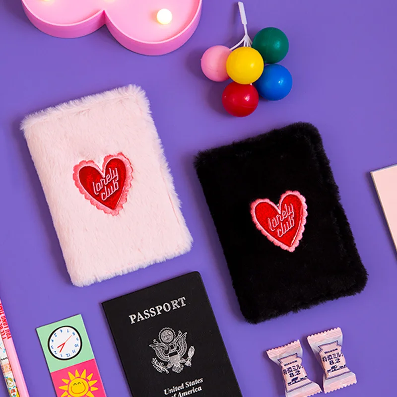 Дорожный Чехол для паспорта бархатный мягкий держатель билета Bentoy карт модный