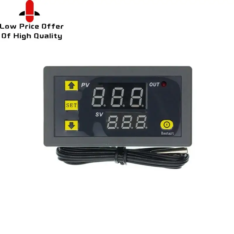 AC110-220V Digital LED Temperature Controller XH-W3001 XH-W3002 XH-W3230 Incubator Cooling Heating Switch Thermostat NTC Sensor |