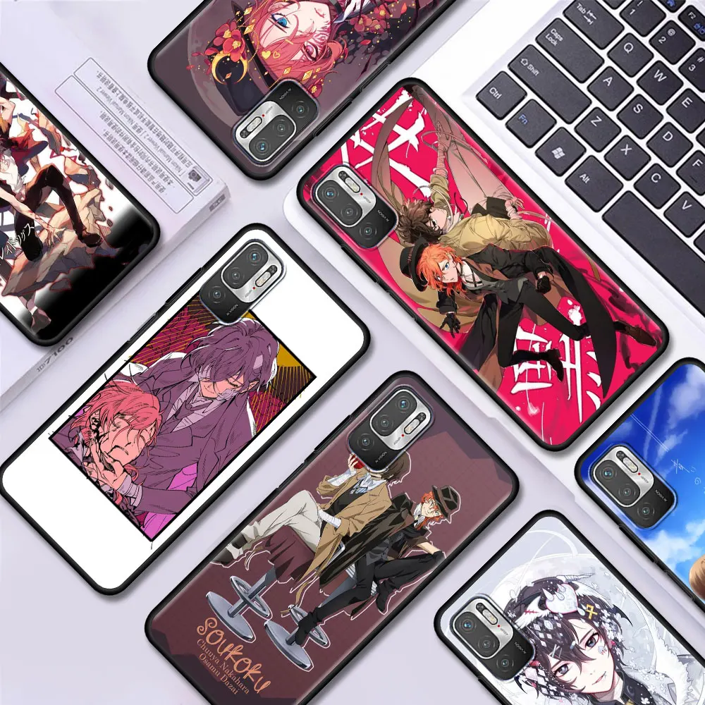 

Bungou Stray Dogs Silicone Case For Xiaomi Redmi Note 9S 9 8 Pro 9C 7 8T 8 10 9A 7A K40 4G 8A Back Phone Cover Soft Bag