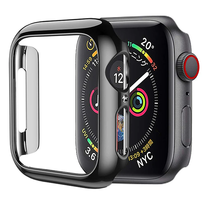 HOCO для Apple Watch Case Series 4 ПК Бампер Slim Fit Чехол IWatch 5 Цветное покрытие Тонкий протектор