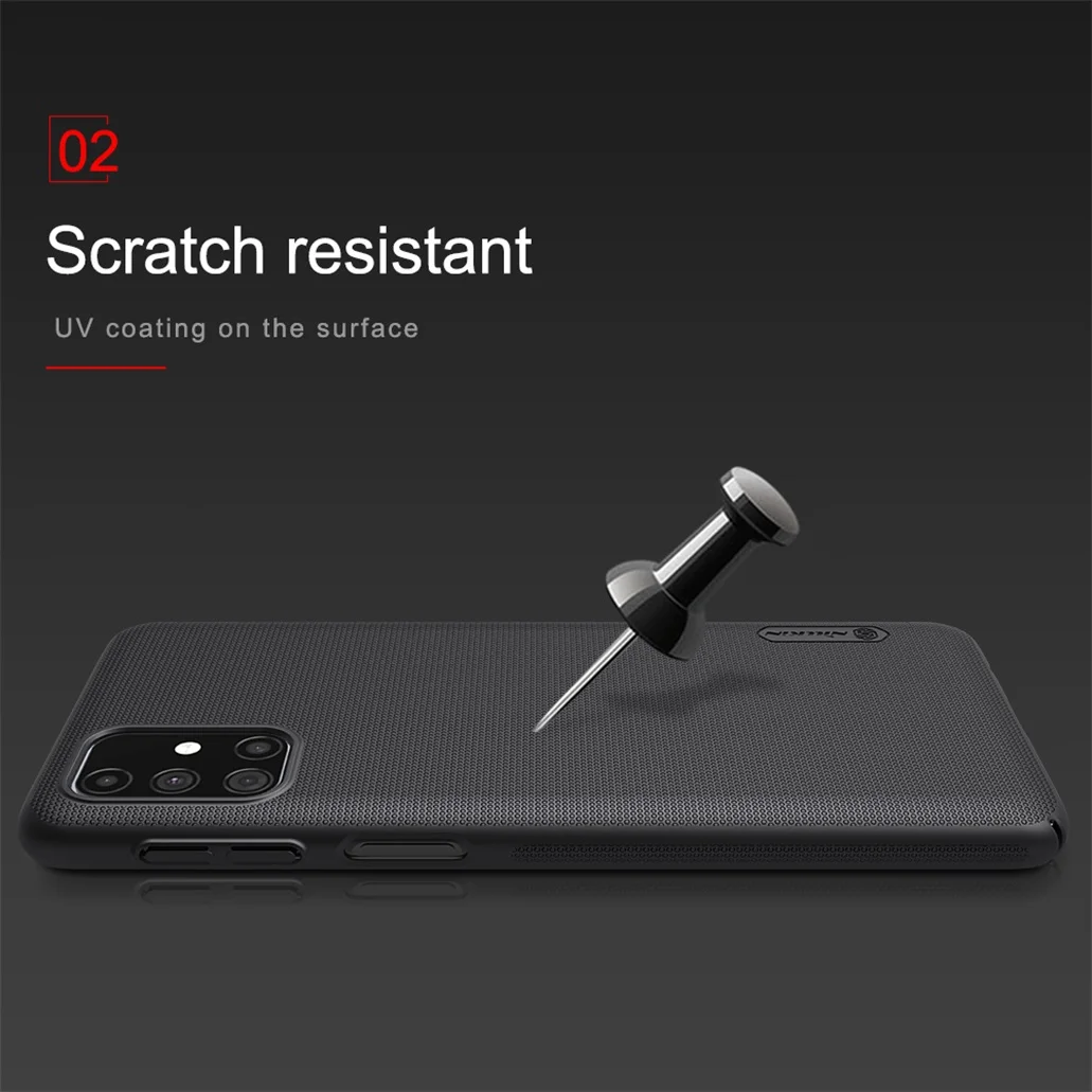 Чехол Nillkin для Samsung Galaxy M31s M51 матовый жесткий защитный чехол из поликарбоната