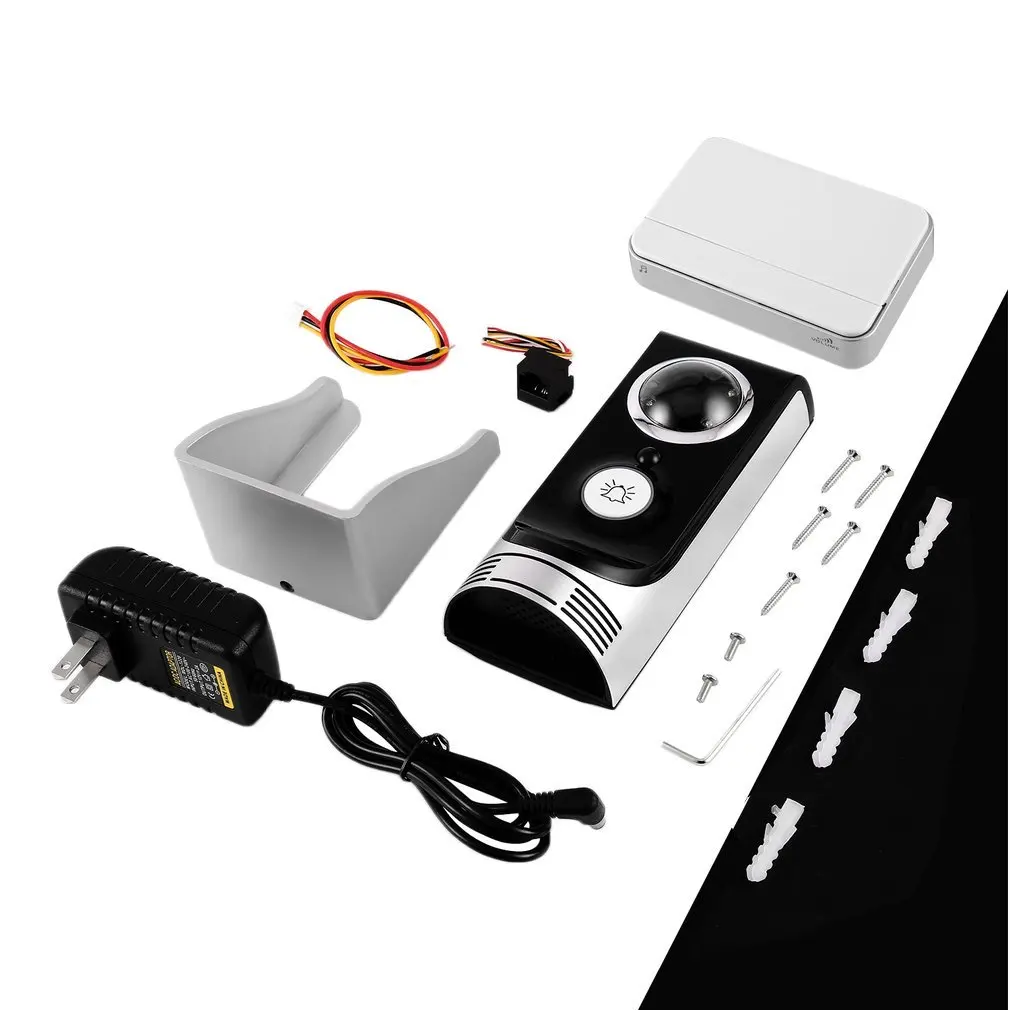 140 degree wide angle Wireless WiFi Doorbell Video Intercom Mobile Phone APP Remote Control Unlock Monitoring | Безопасность и