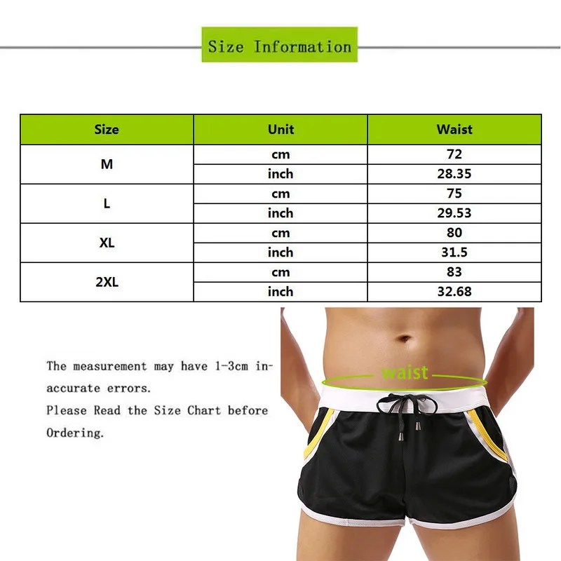

Mens 2020 Casual Summer Short Triped Breathable Elastic Waist Shorts Sport Patchwork Short Pants Pantalones Cortos Hombre