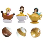 3 шт.компл. экшн-фигурка Принцессы Диснея витые яйца игрушки Белль Рапунцель Жасмин 10 см ПВХ модели Мячи Игрушки для девочек рождественские подарки