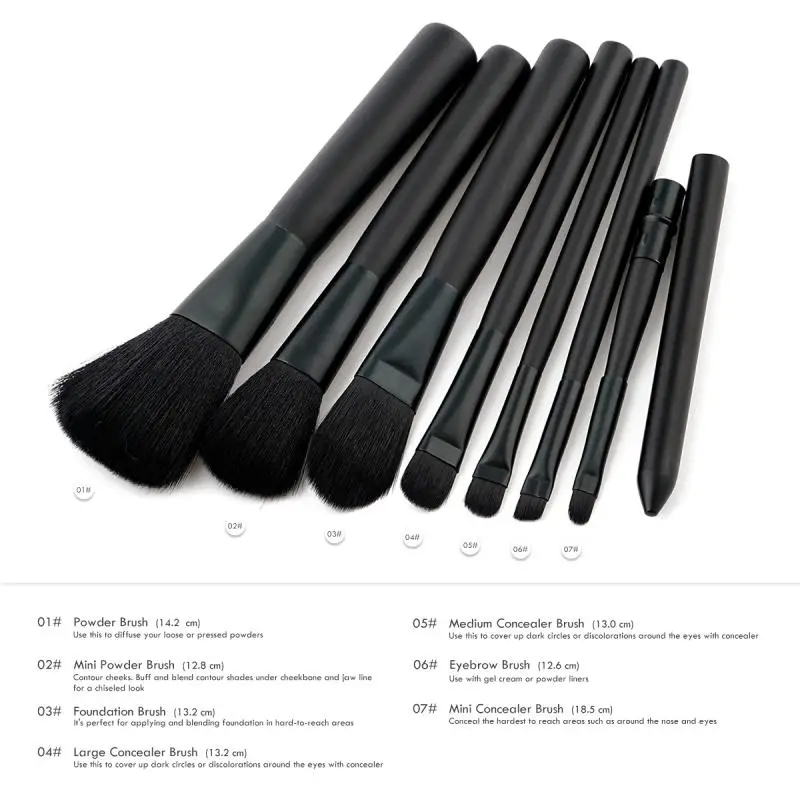 7 шт. набор кистей для макияжа | Красота и здоровье