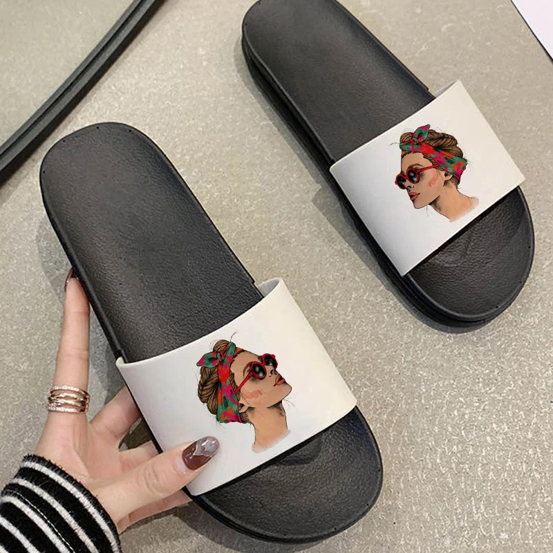 

2021 Fashion Women Slippers Retro slippers Streetwear Harajuku Shoes Outdoor Indoor Home Non-slip Slides