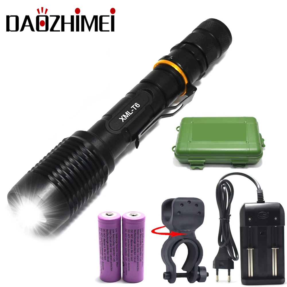 Портативный XM T6 увеличить светодиодная вспышка светильник на открытом воздухе