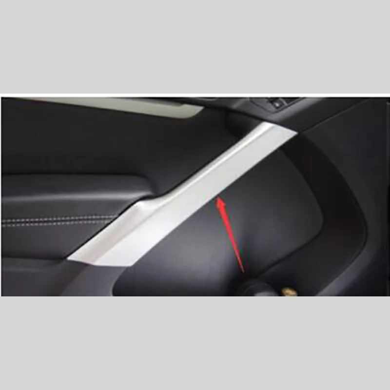 4 шт./компл. подходит для Vw Tiguan 2012 2013 ABS Chrome матовая отделка внутренняя дверная ручка подлокотник декоративная крышка Накладка для укладки волос