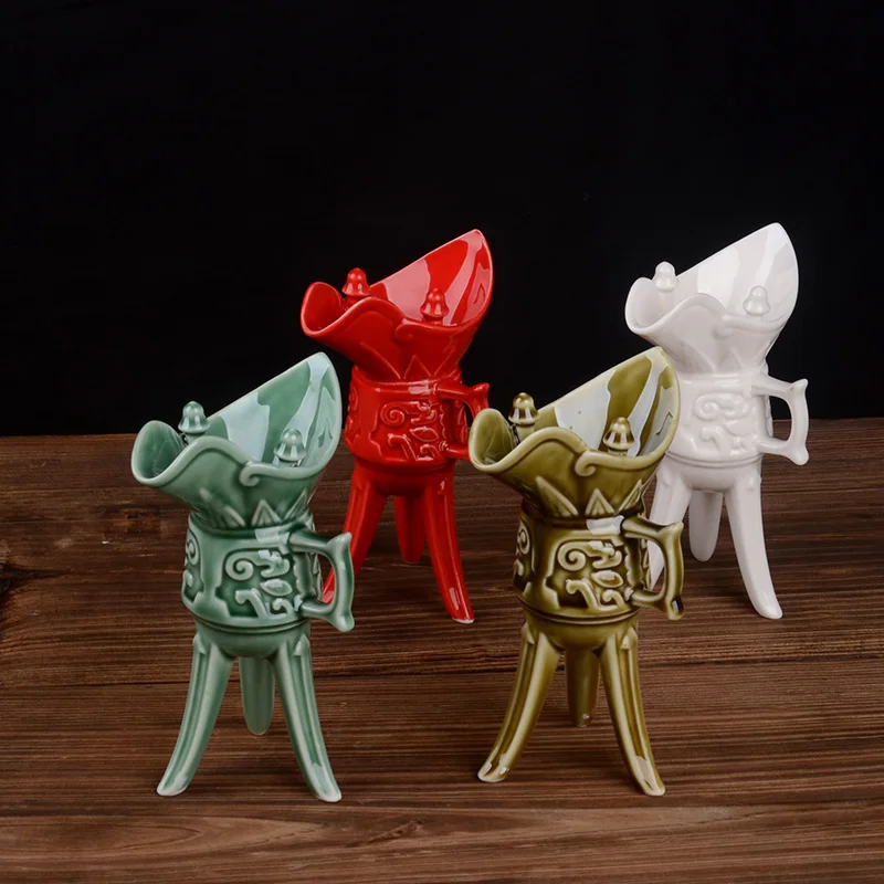 Набор китайских античных керамических бокалов для ликера и вина бокалы