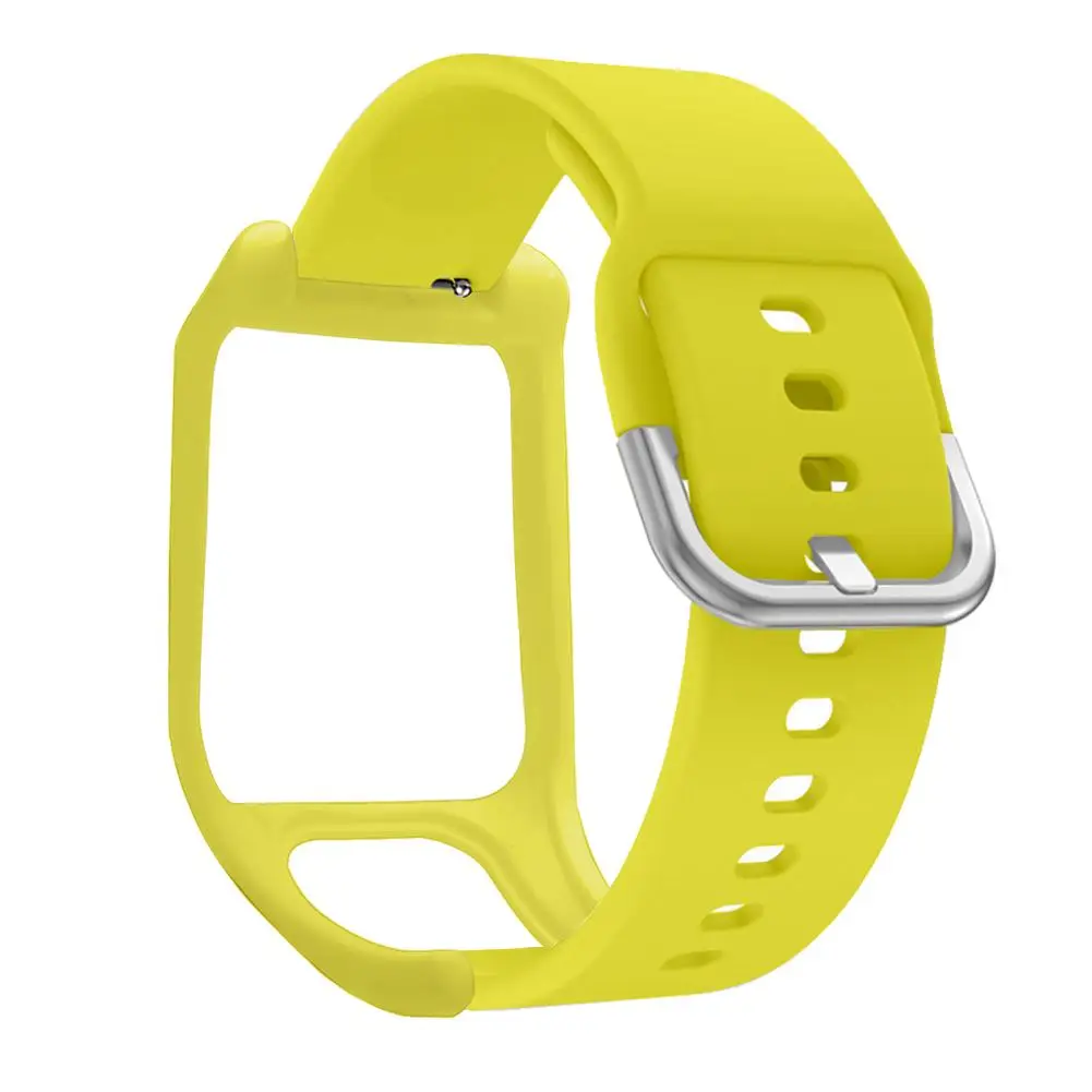 Силиконовый ремешок для часов TOMTOM Runner3 и Adventurer сменный наручных браслета