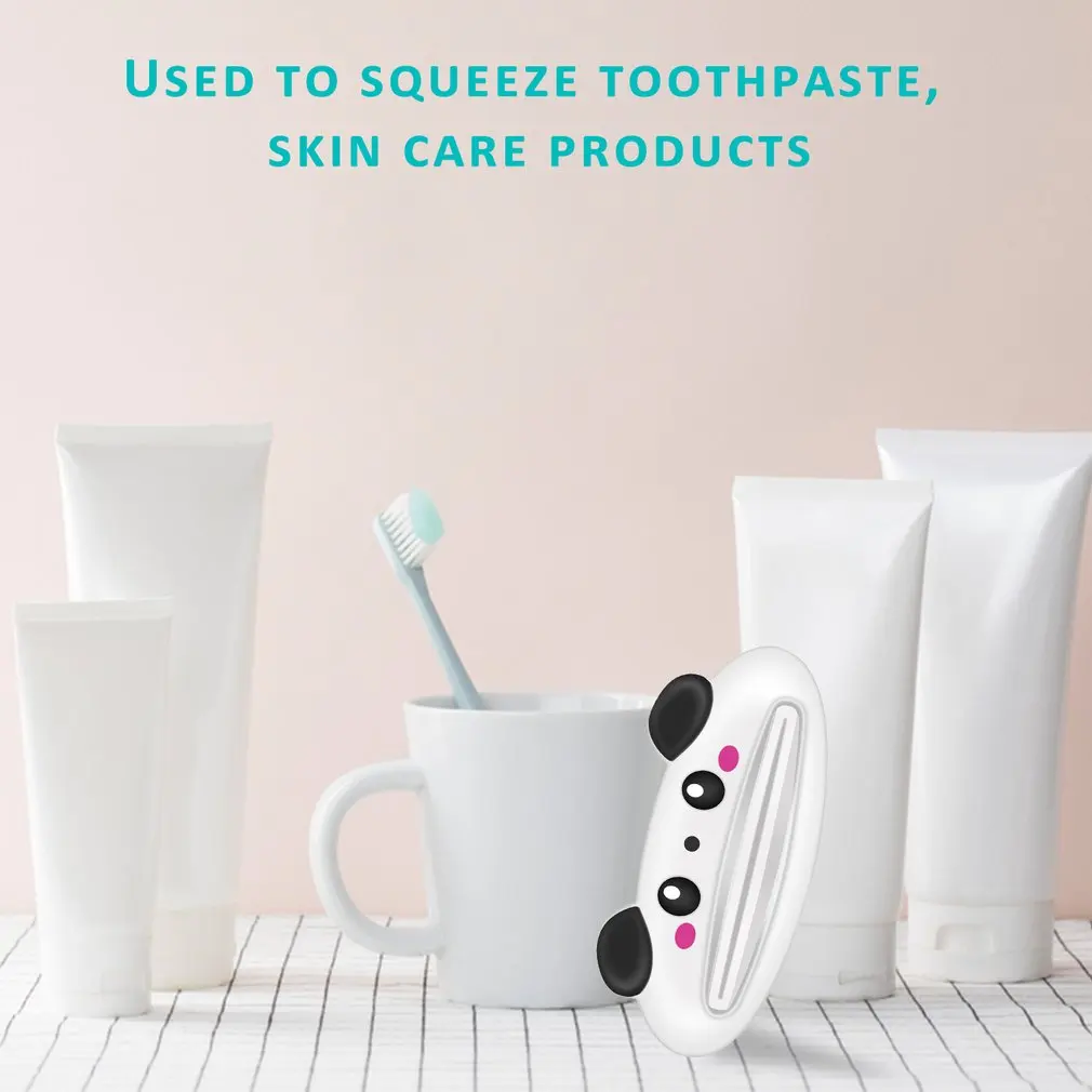 1Pcs Cartoon Dispenser Squeeze Tube Squeezer Easy Press Toothpaste Rolling Holder Bathroom Tools 5 Types Random | Дом и сад