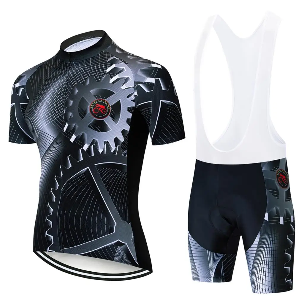 Лето TELEYI Велоспорт Джерси с коротким рукавом набор Майо Ropa Ciclismo Uniformes быстросохнущая велосипедная Одежда MTB велосипедная одежда - Цвет: No.11