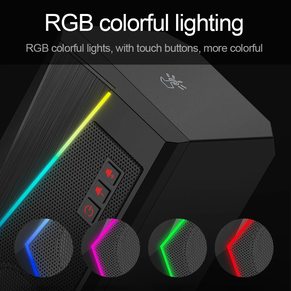 Игровые колонки Redragon Anvil aux 3 5 мм стерео объемный звук RGB звуковая панель для
