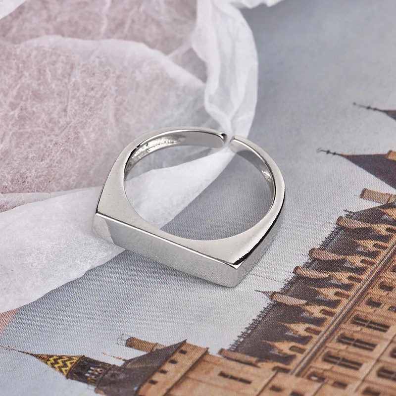 Японские и корейские кольца для женщин мужчин золотистого серебристого цвета