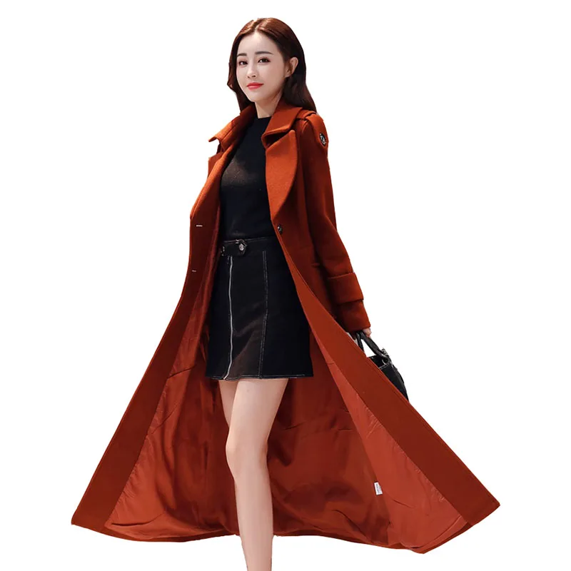 Длинное шерстяное пальто женская зимняя куртка новинка 2020 женские утепленные