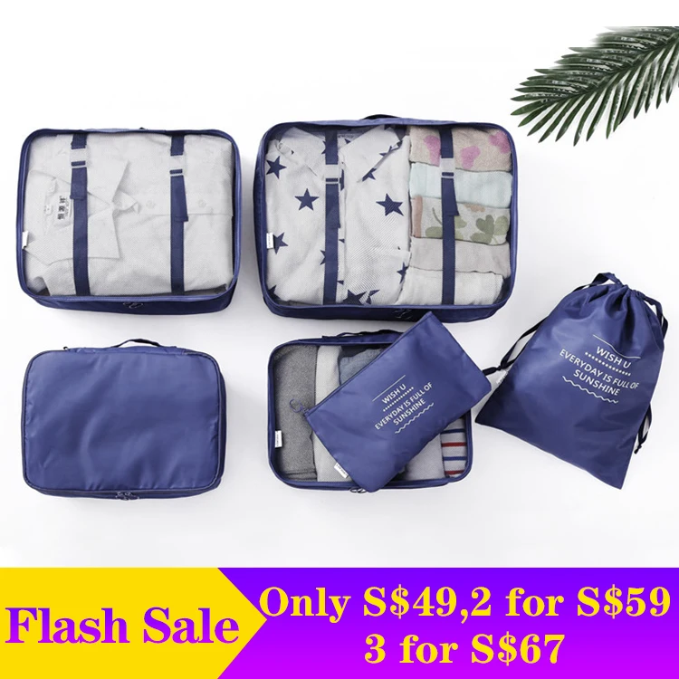 Водонепроницаемая дорожная сумка для хранения набор из шести | Багаж и сумки