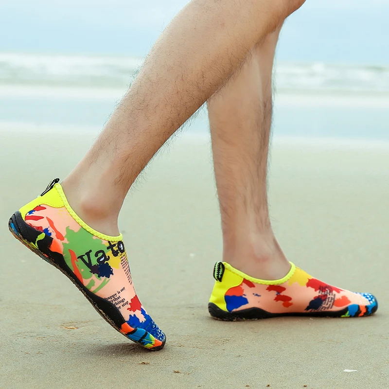 Женские и мужские быстросохнущие кроссовки для воды летние босинки носки йоги